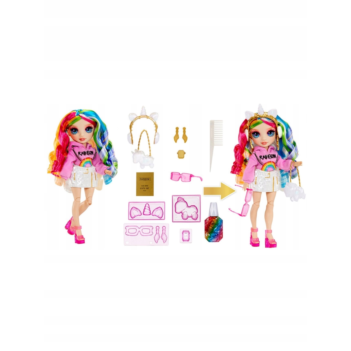 MGA Rainbow High CreatCryst.Fash.Amaya 121411