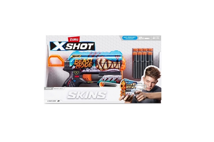 ZURU X-SHOT SkinsFlux wyrzutnia 36516L
