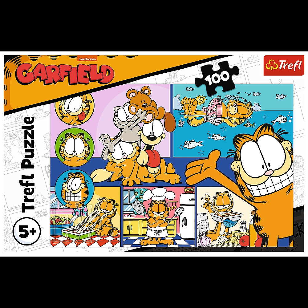 PUZZLE 100 Leniwy Garfield / Garfield 16521