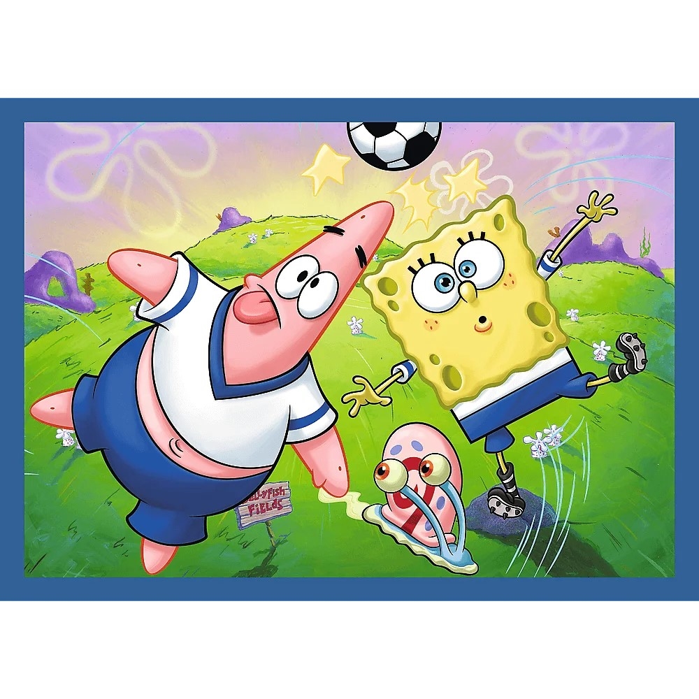Trefl Puzzle 4w1 Podwodne życie SpongeBoba 34674