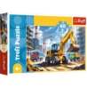 Puzzle 60 Traktor koparko - ładowarka TREFL