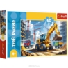 Puzzle 60 Traktor koparko - ładowarka TREFL