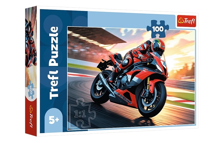 Puzzle 100 Szybki motocykl TREFL