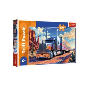 Puzzle 160 Ciężarówka w trasie TREFL