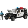 BRUDER Jeep Wrangler Unlimited Rubicon + policjant