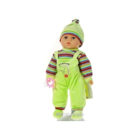 Lalka bobas ze smoczkiem mówi po polsku 35cm