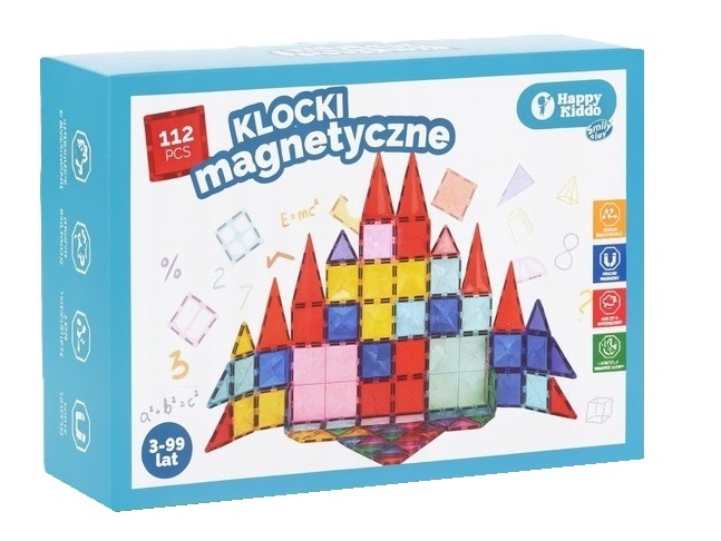 Klocki magnetyczne 112el SmilyPlay SP85301 53013