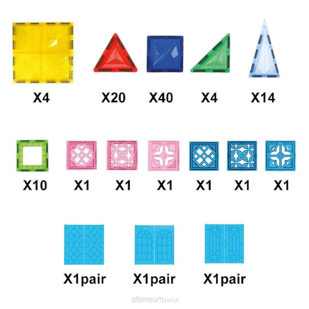 Klocki magnetyczne 112el SmilyPlay SP85301 53013