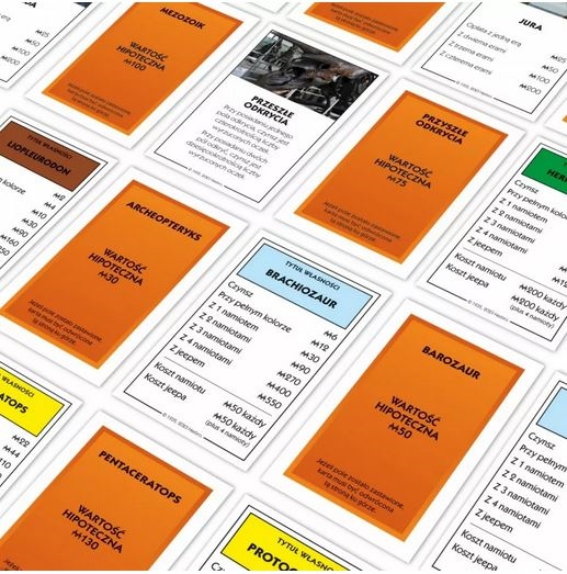 MONOPOLY Dinozaury ParkJurajski 24662 53372