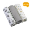 BABYONO PIELUSZKI MUŚLINOWE 3-PAK 348/01
