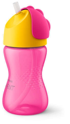 AVENT KUBEK ZE SŁOMKĄ 300ML GIRL SCF798/02