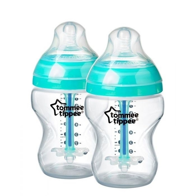 TOMMEEE TIPPEE BUTELKA 2 X 260ML ANTYKOLOWA