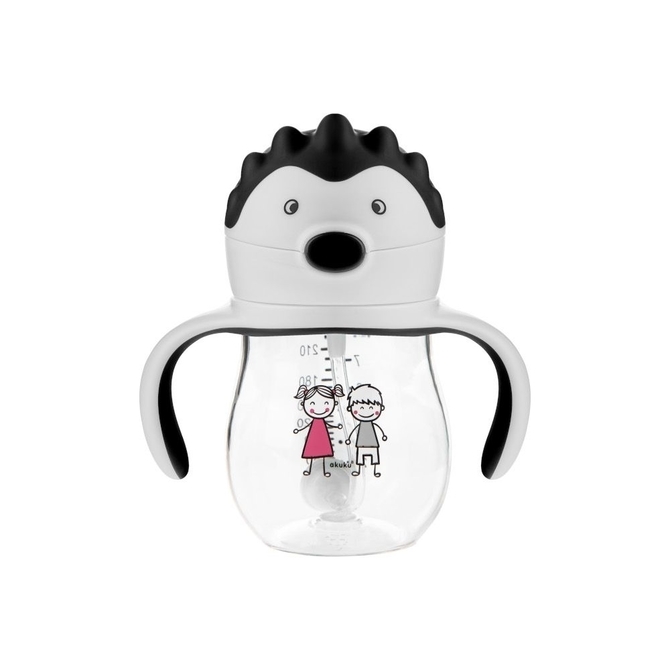 AKUKU BIDON ZE SŁOMKĄ GREY