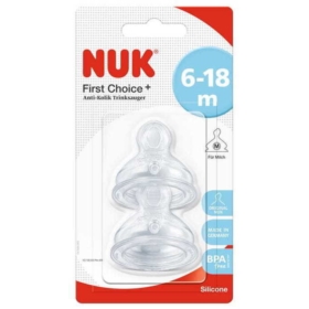 NUK SMOCZEK DO BUTELKI FIRST CHOICE 6-18 M