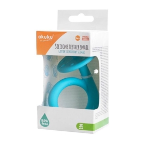 AKUKU GRYZAK SILIKONOWY SLIMAK NIEB