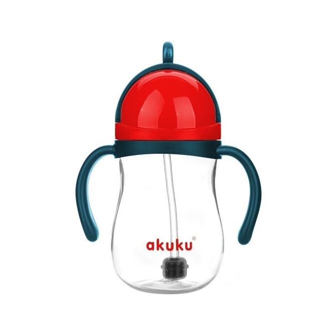 AKUKU BIDON ZE SŁOMKĄ Z ODWAŻNIEKIEM