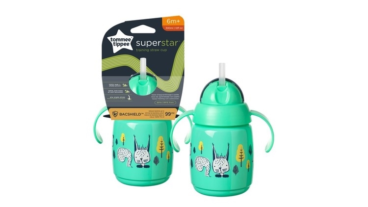 TOMMEE TIPPEE SUPERSTAR KUBEK Z RURKĄ ZIELONY