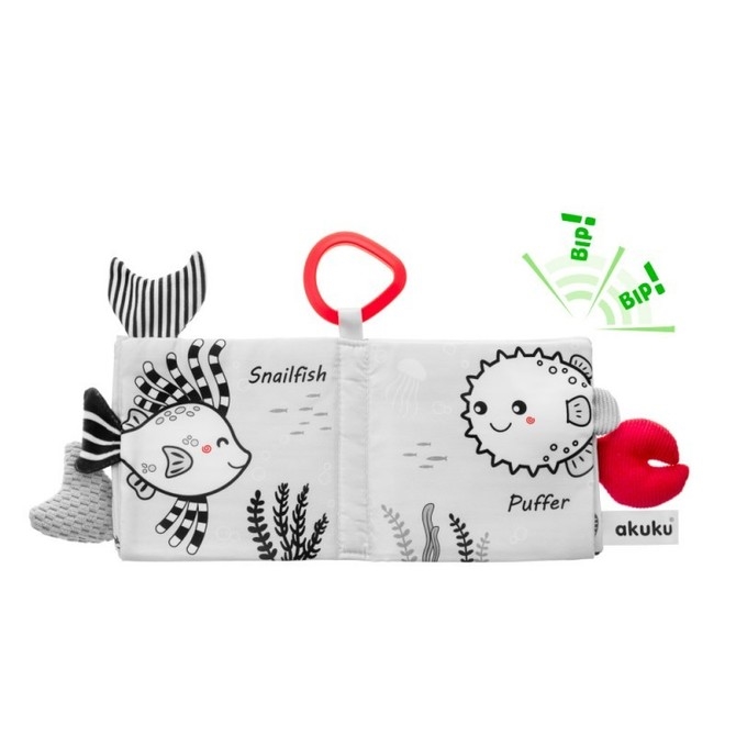 AKUKU KSIĄŻECZKA EDUKACYJNA MARINE ANIMALS