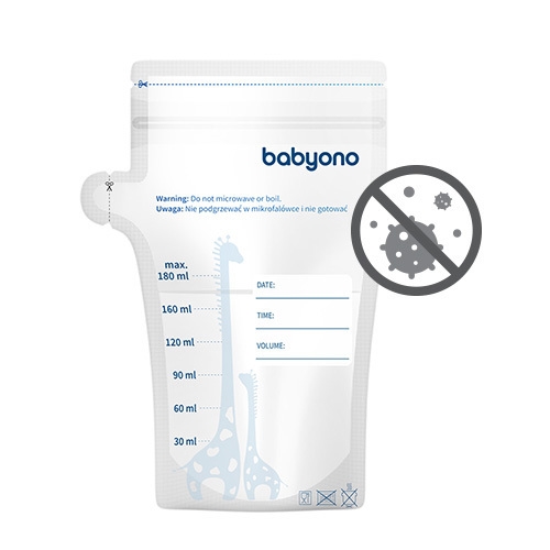 BABYONO WORECZKI 180ML DO PRZECH. POKARMU 30SZT