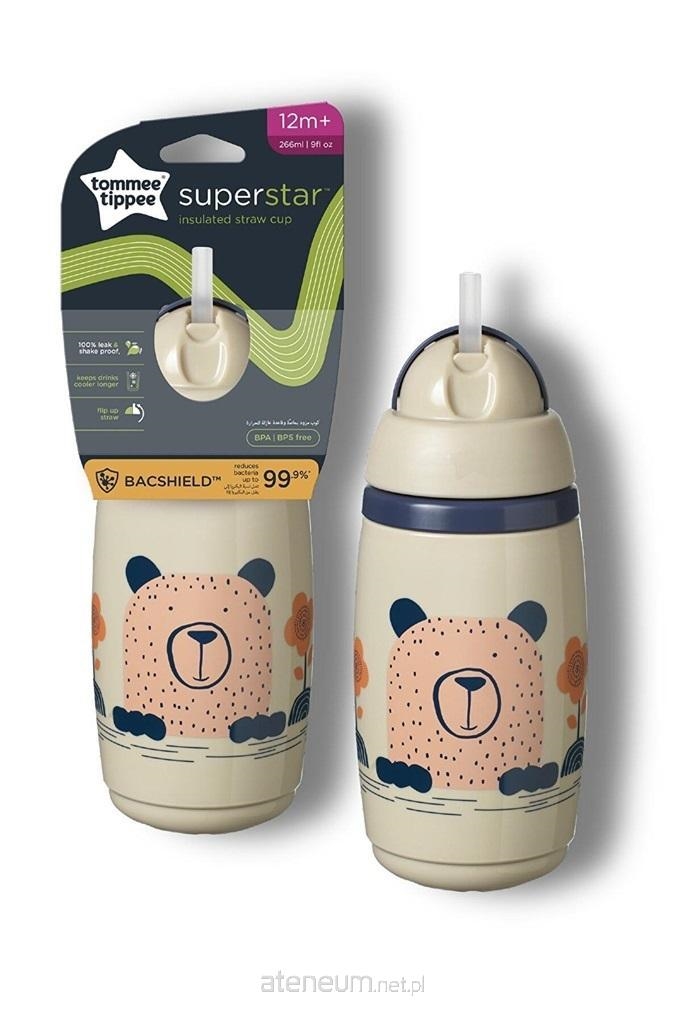 TOMMEE TIPPEE BIDON ZE SŁOMKĄ SUPERSTAR 266 ML
