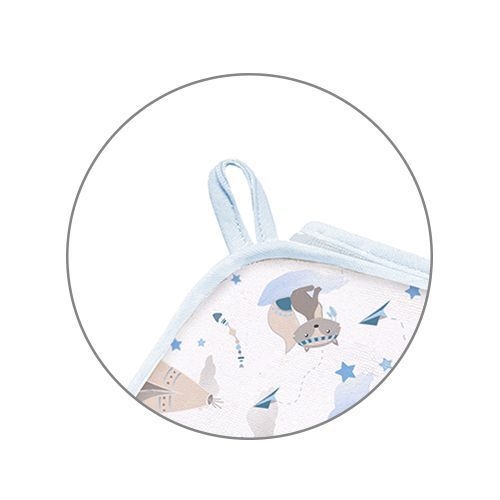 BABYONO OLRYCIE KAPIELOWE NIEBIESKIE 100X100