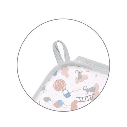 BABYONO OKRYCIE KĄPIELOWE SZARE 100X100