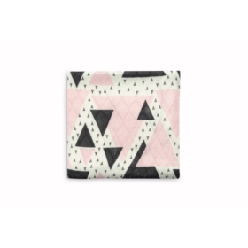 PIELUCHA BAMBUS TRÓJKĄT RÓŻOWY 75x75