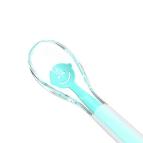 BABYONO ŁYŻECZKA SILIKONOWA MIĘTOWA 1460/01