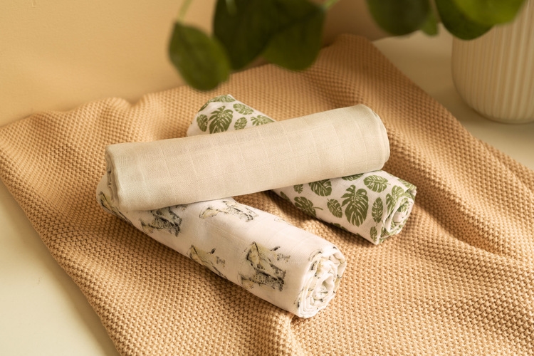 SENSILLO PIELUCHA BAMBUSOWA SŁONIK 3 SZT