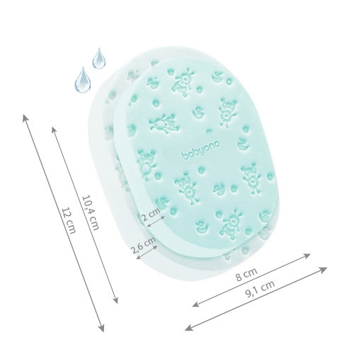 1640/03 GĄBKA KĄPIELOWA ZIELONA