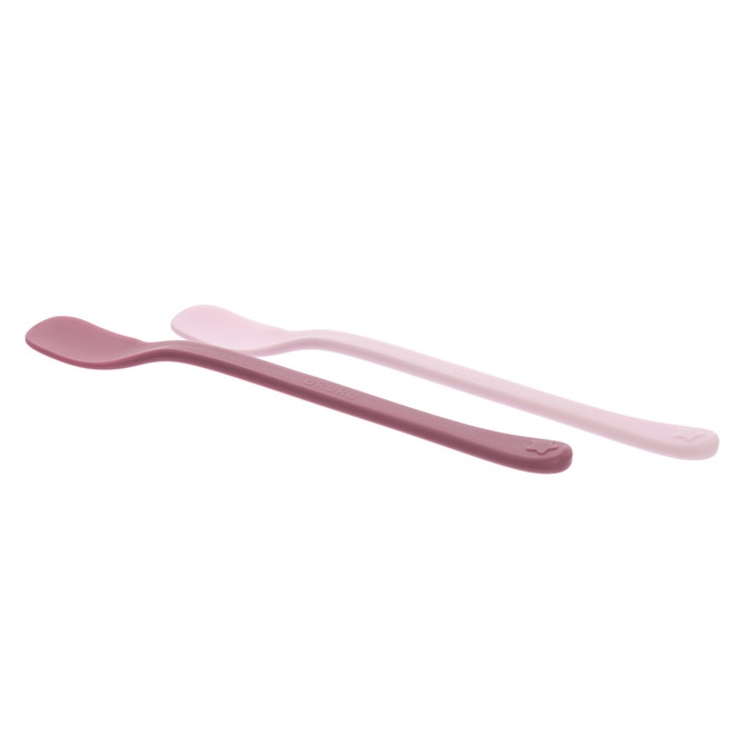 A0692 ZESTAW ŁYŻECZEK PŁASKICH 2SZT RÓŻOWE