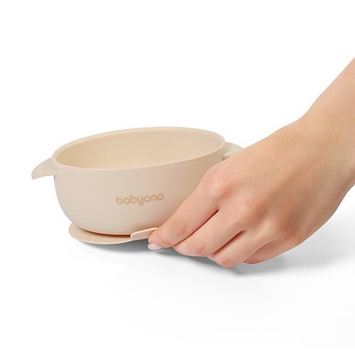 1662/03 MISECZKA Z PRZYSSAWKA I PRZYKRYWKĄ SILIKON