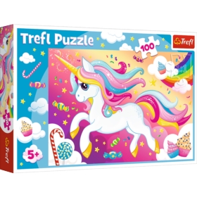 PUZZLE TREFL 100 EL PIEKNY JEDNOROŻEC 16386