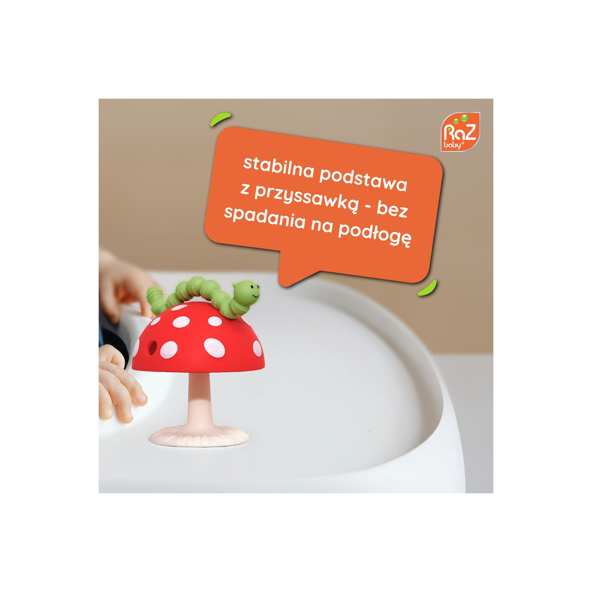 RAZBABY GRYZAK CHOMPY Z PRZYSSAWKĄ NIEBIESKI