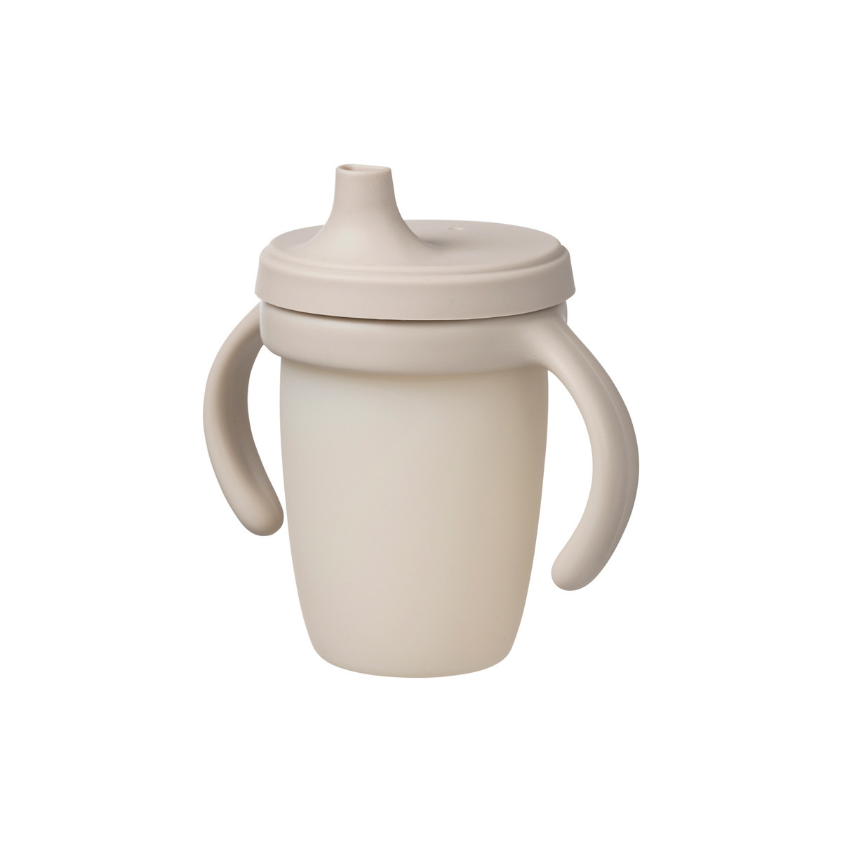 B.BOX KUBEK SILIKONOWY Z USTNIKIEM LATTE