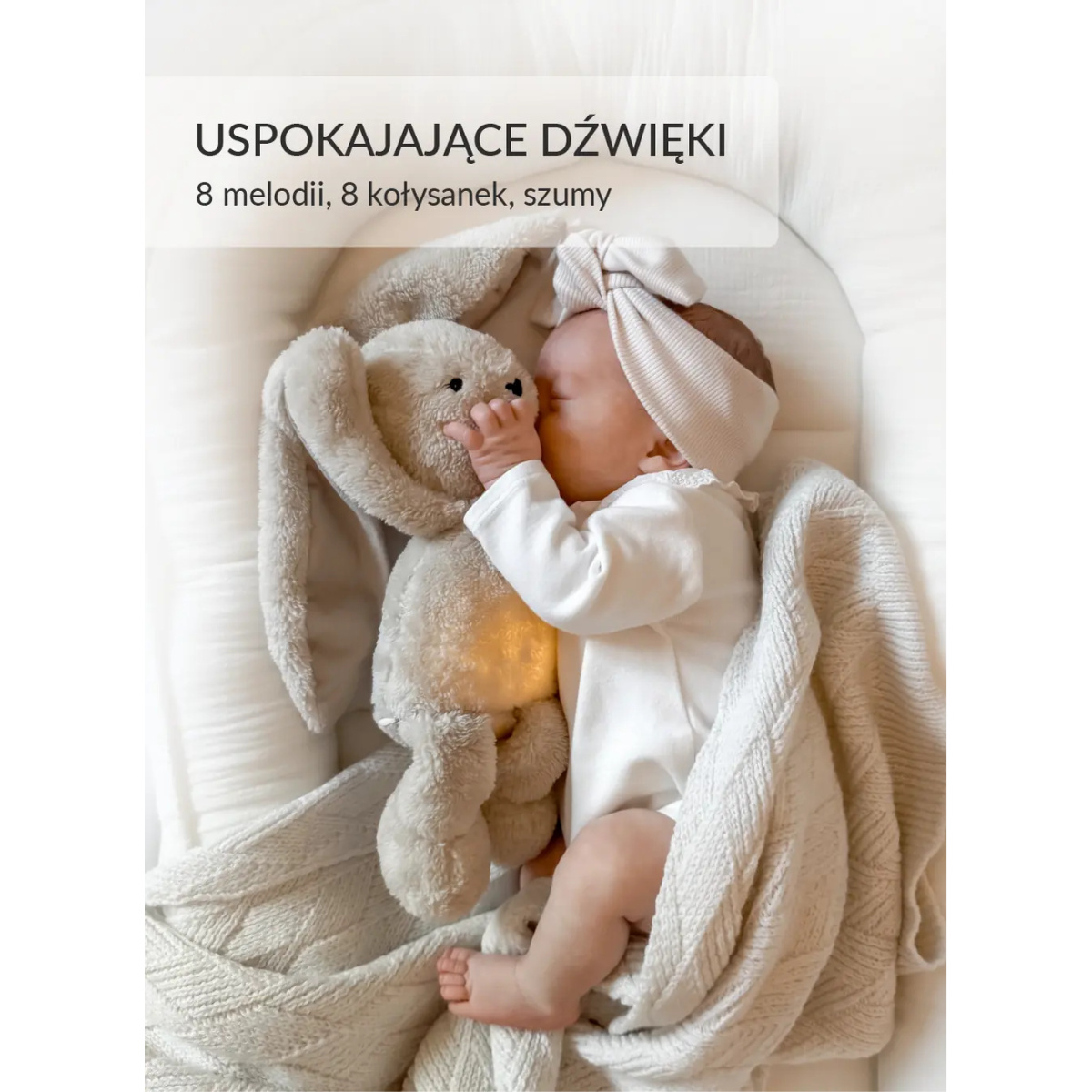 SZUMIŚ KRÓLIK BEŻ 7W1 APLIKACJA