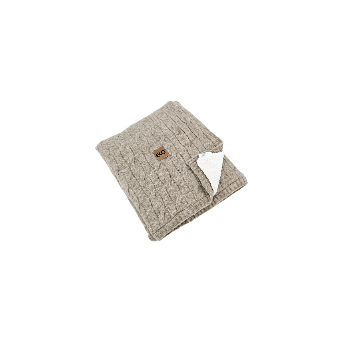 EKO KOCYK DZIANINA + FUTERKO PLE-108 JASNY BRĄZ