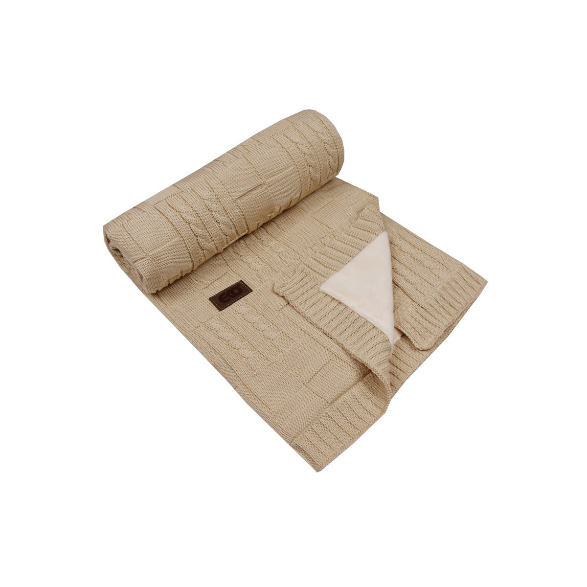 EKO KOCYK DZIANINA + FUTERKO PLE-76 BEŻOWY