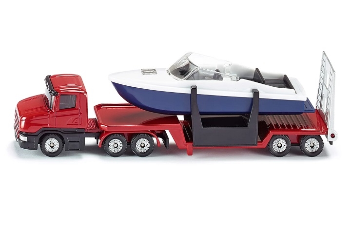 SIKU 1613  LAWETA Z ŁODZIĄ