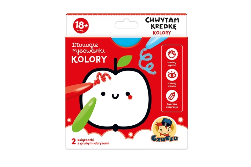 CZUCZU DŁUUUGIE RYSOWANKI KOLORY CHWYTM KREDKĘ