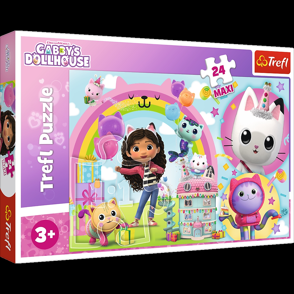 Puzzle - 24 Maxi -Wesoła Gabi - Universal Gabbys D