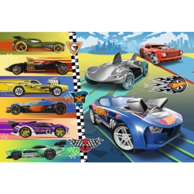 Puzzle - 24 Maxi - Szybkie Hot Wheels - Mattel Hot