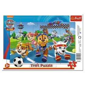 Puzzle ramkowe 15 Uczynne pieski 31428