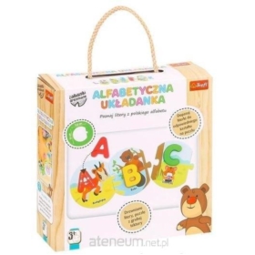 Zabawka drewniana - Alfabetyczna układanka
