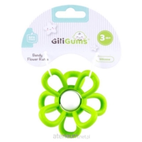 Grzechotka Kwiatek zielona