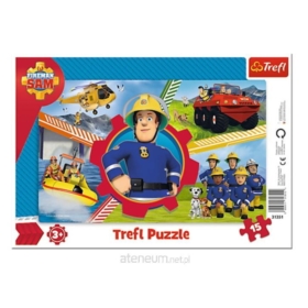Puzzle ramkowe 15 Dzień Strażaka Sama 31351