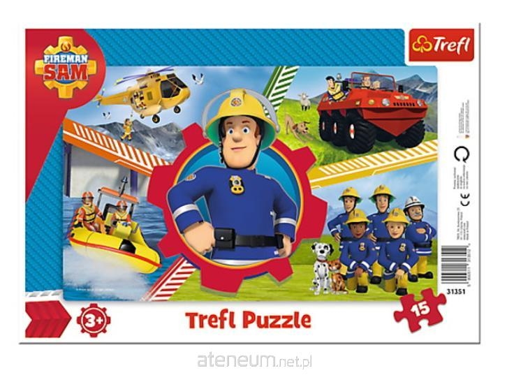 Puzzle ramkowe 15 Dzień Strażaka Sama 31351