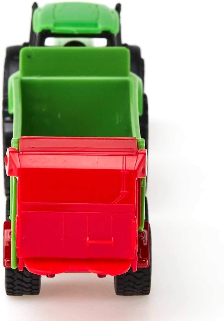 SIKU 1673 TRAKTOR Z PRZYCZEPĄ