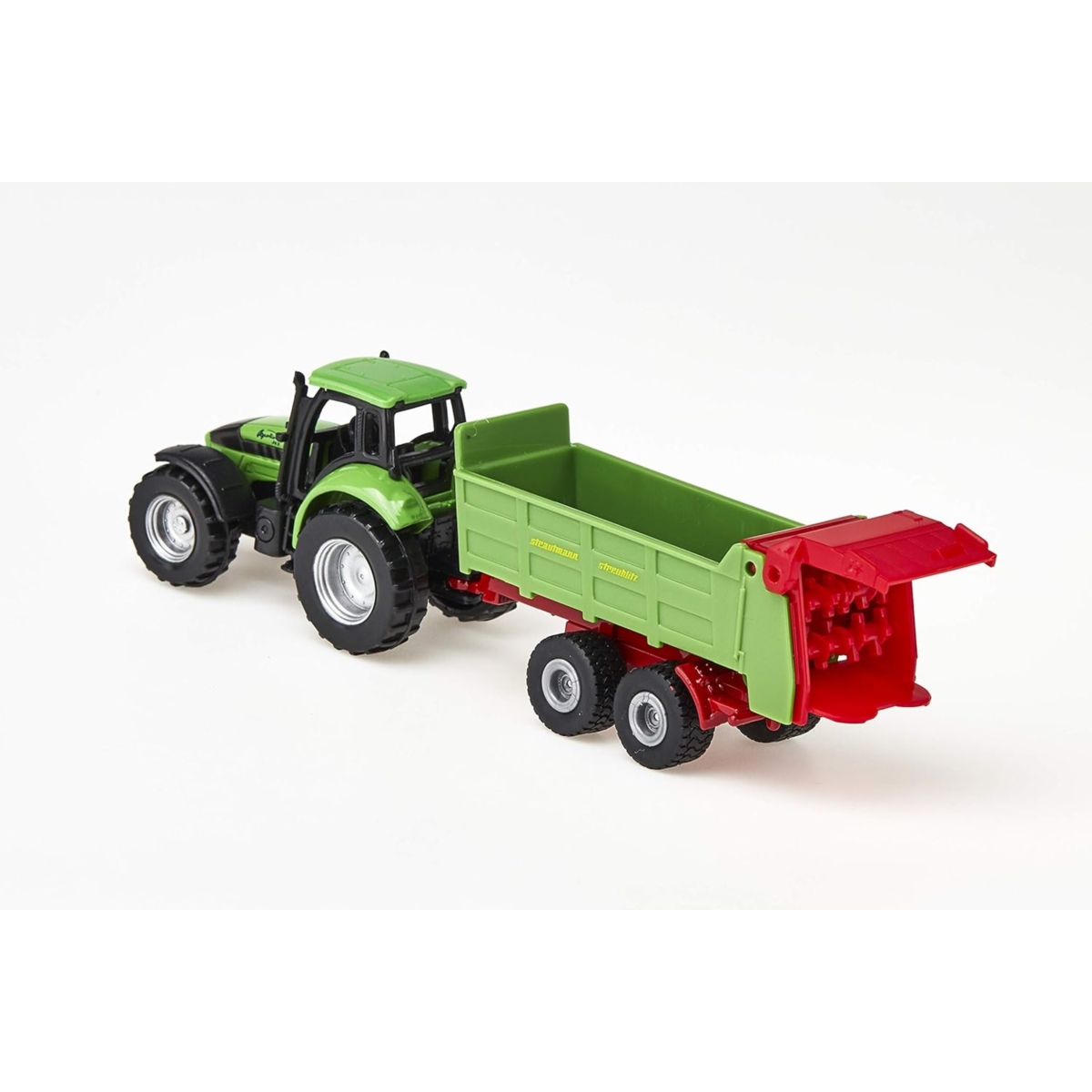 SIKU 1673 TRAKTOR Z PRZYCZEPĄ