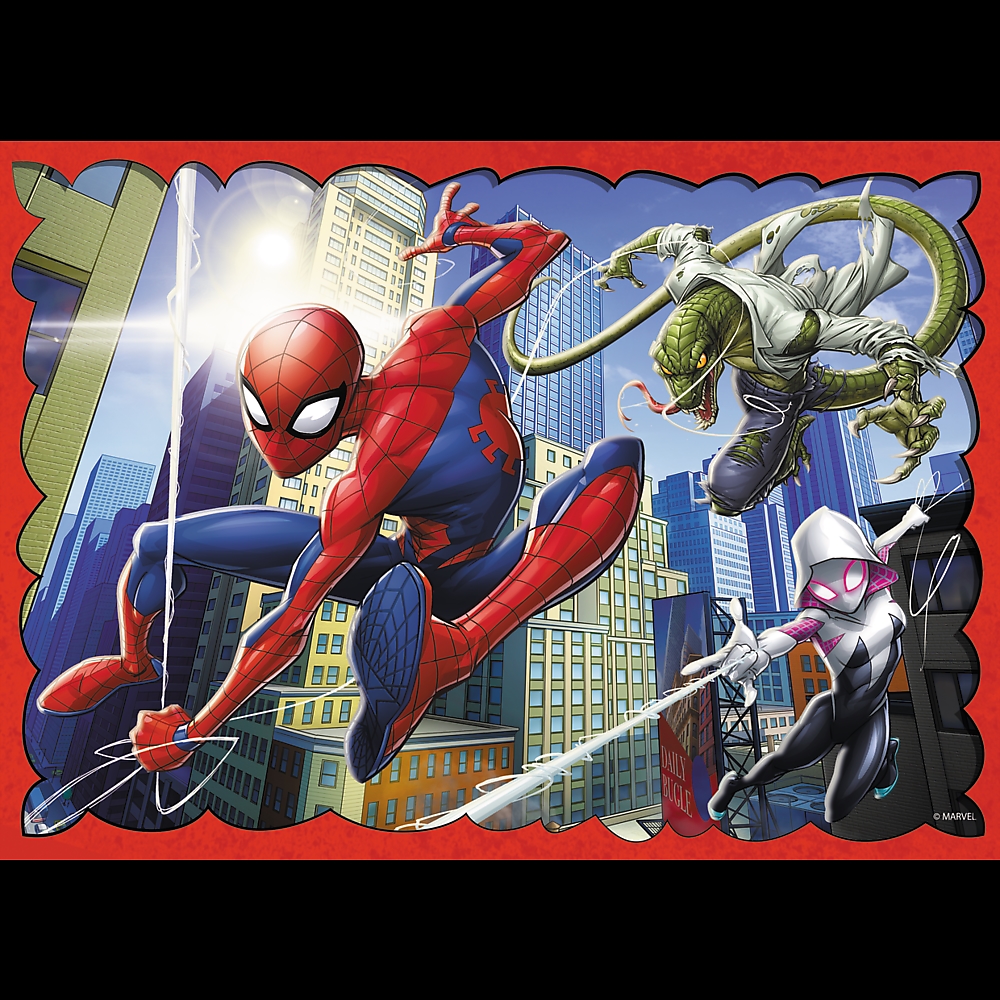 TREFL - PUZZLE 4w1 - SPIDER-MAN MARVEL - 34384